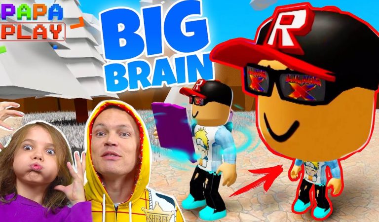 Прокачиваем мозги в Big Brain Simulator? Roblox